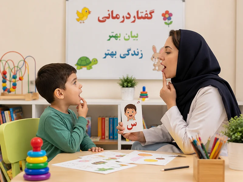 گفتار درمانی کودک 4 ساله